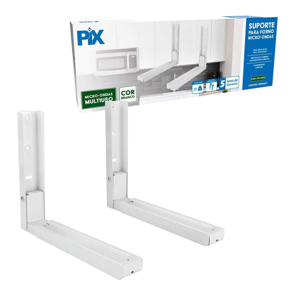 Suporte De Parede Para Fornos E Micro-Ondas - Branco