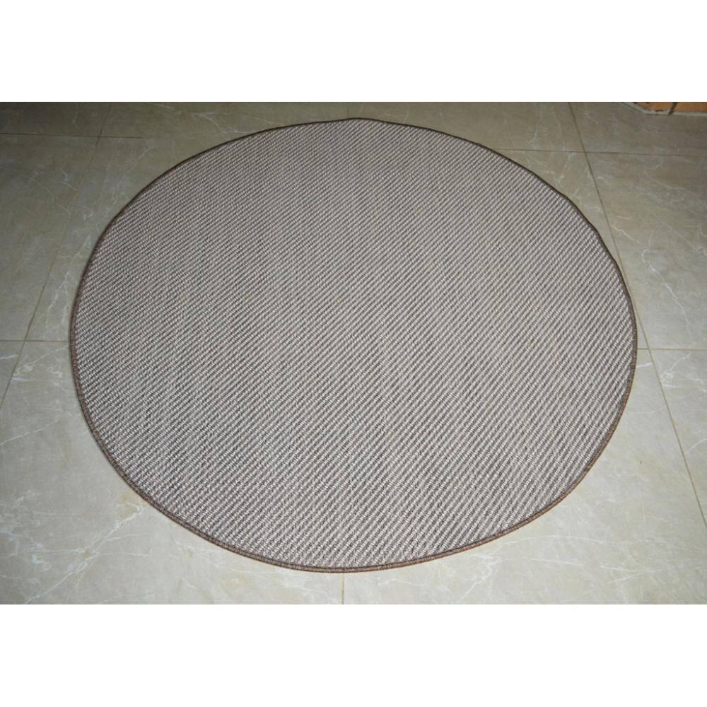 Tapete Redondo Artesanal Look Dama Da Noite-A 200 Cm