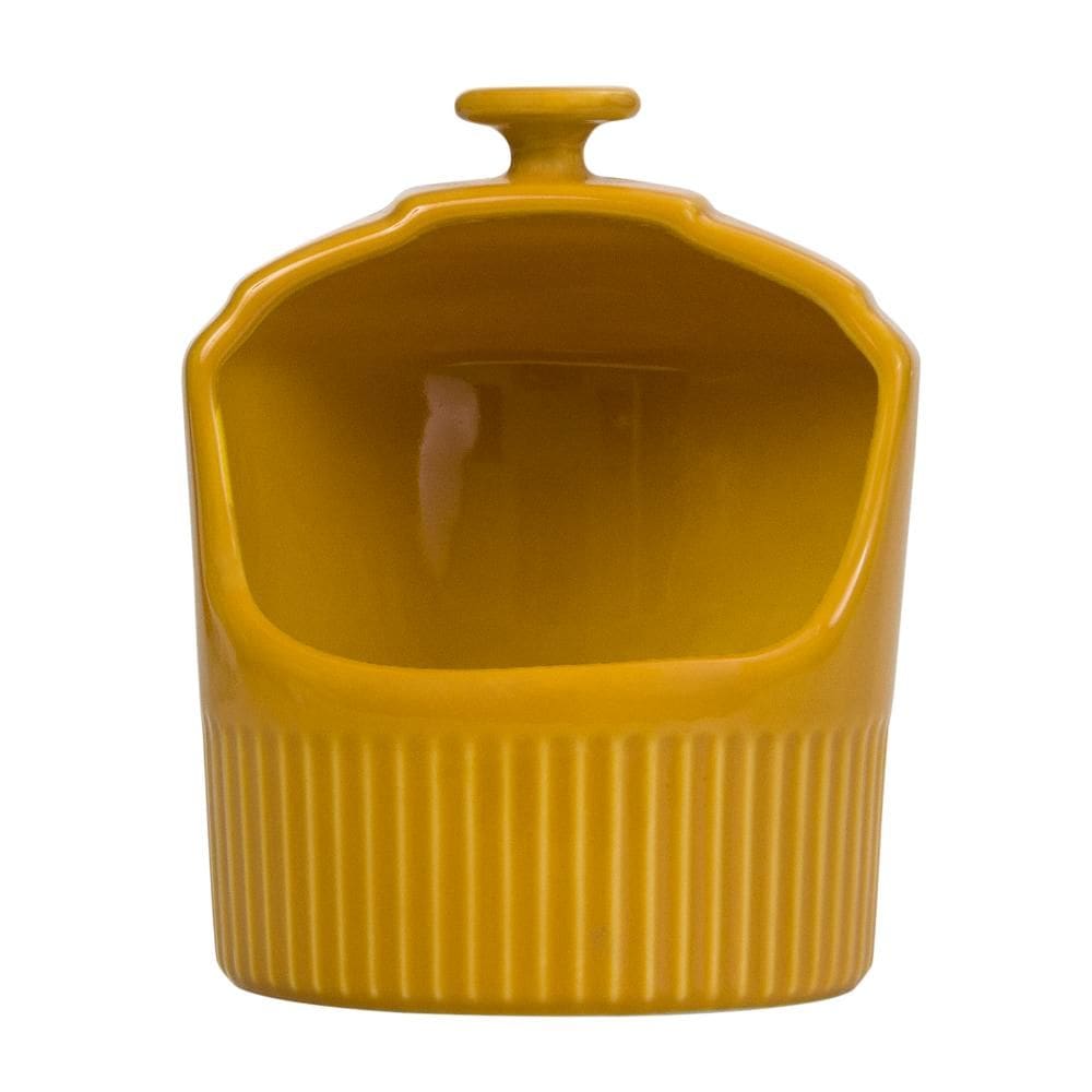 Pote de Sal Diâmetro 12,5 cm Amarelo 350 ml Germer