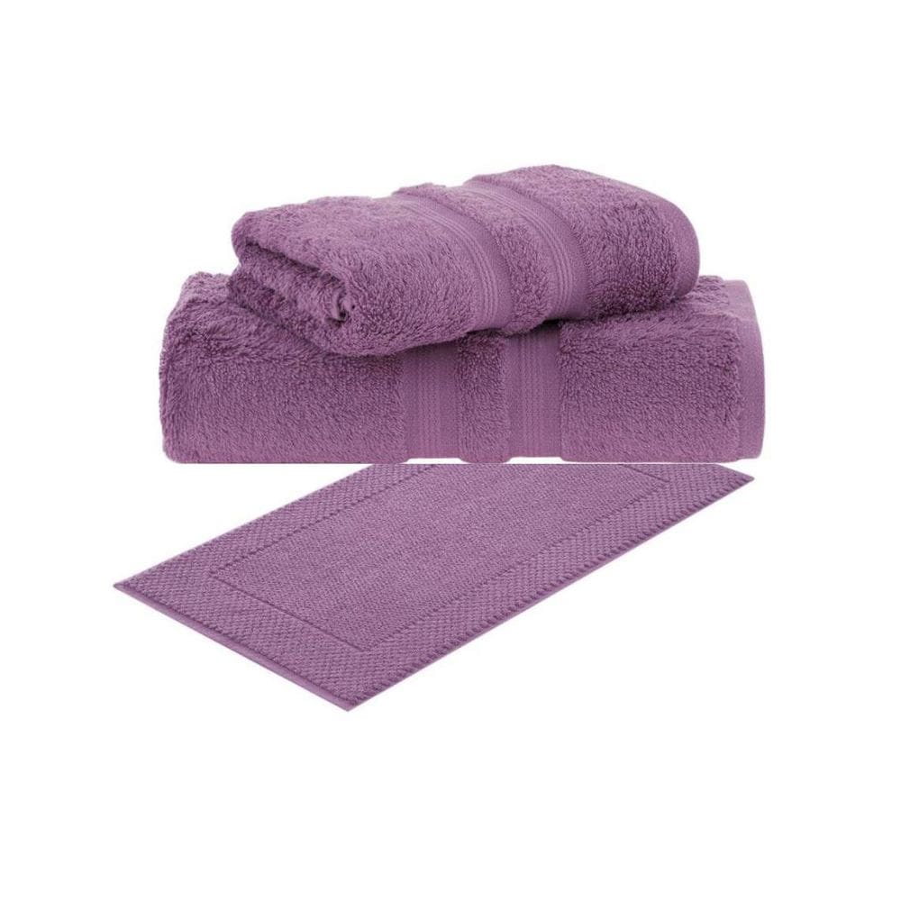 Kit Toalha Banho/Rosto/Piso Algodão Egípcio 3 Pçs Buddemeyer