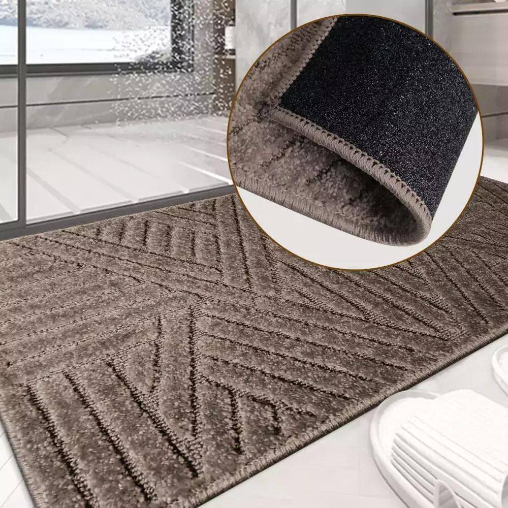 2 Tapete Banheiro Antiderrapante Grande 50X100 Js Tr M35