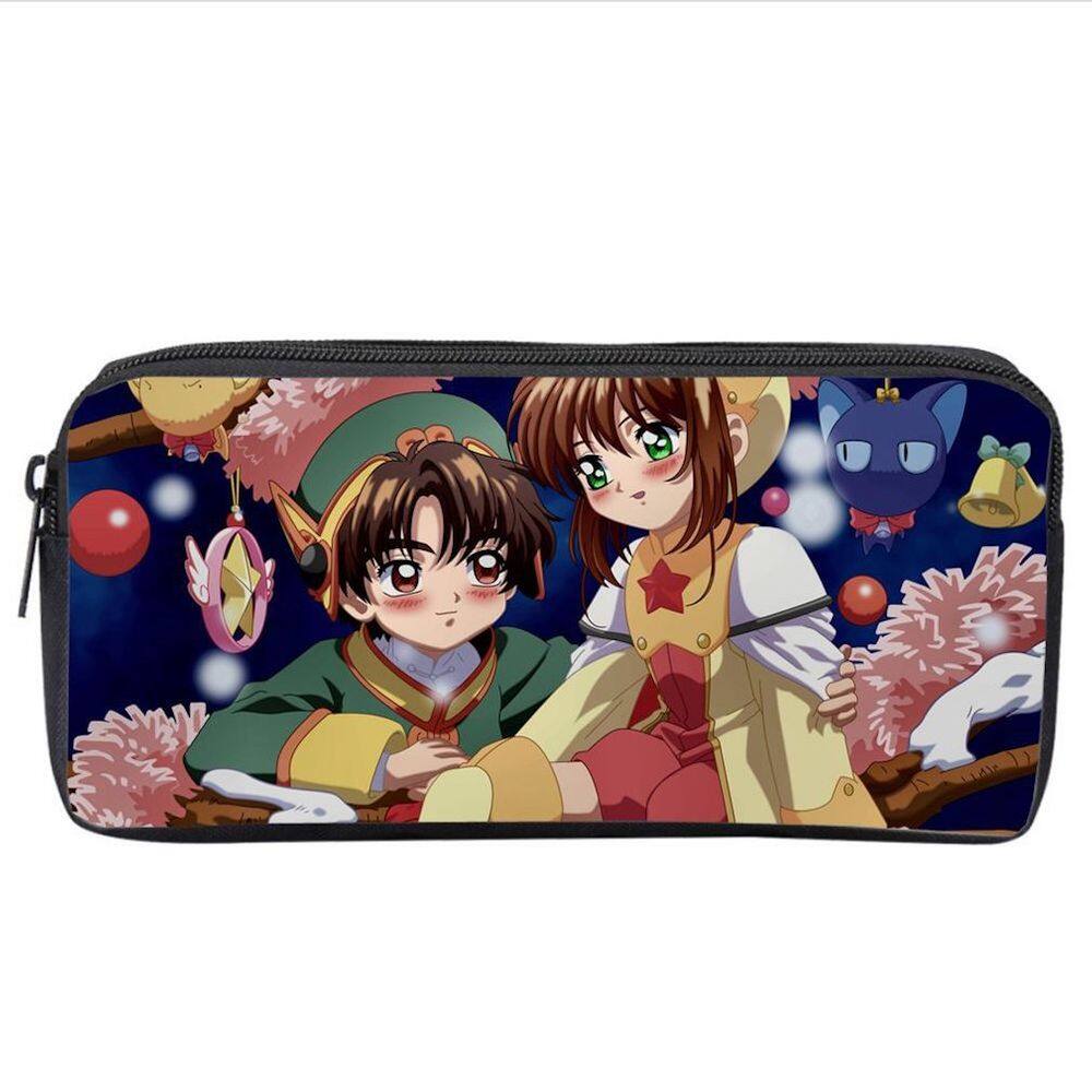 Estojo de lápis Cards Captors Sakura Cartoon Anime Polyester