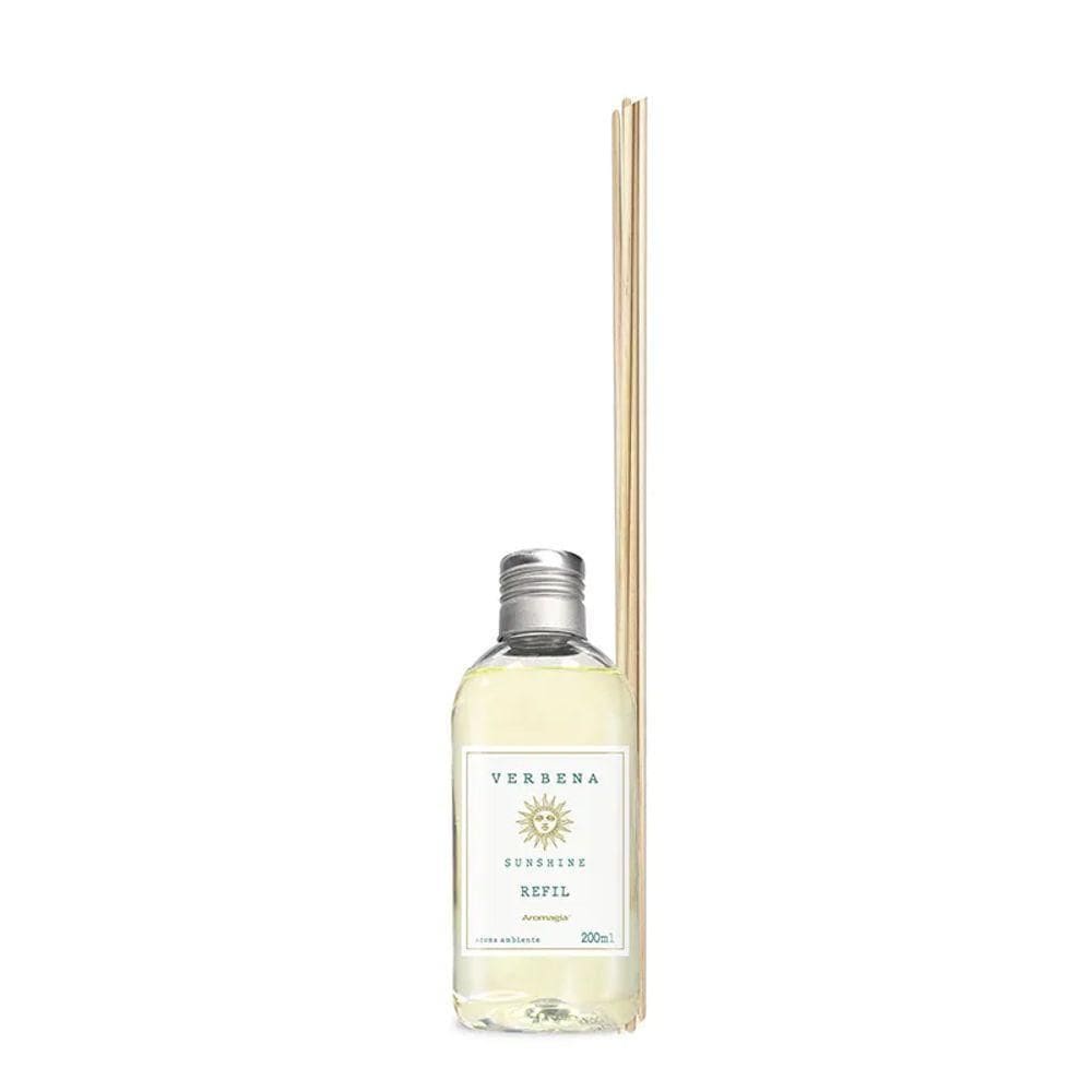 Refil Stick Aroma Ambiente Verbena Sunshine 200Ml Aromagia