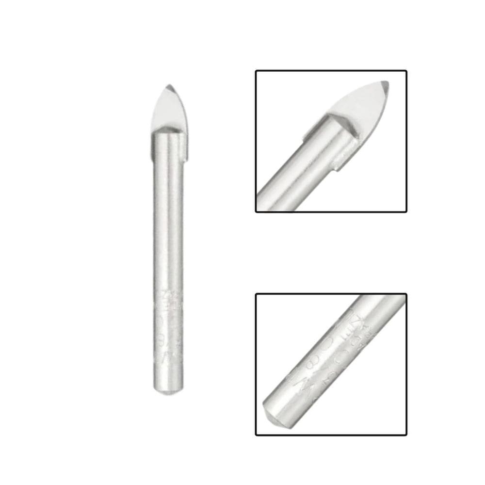 Broca Vidro Cerâmica Ponta Metal Duro 6.5 X 65Mm