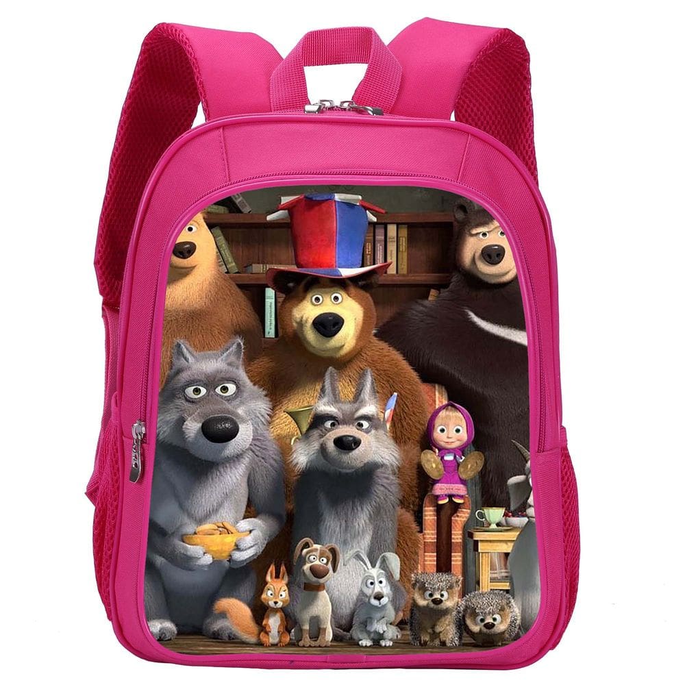Mochila Mashas Playings Dressups Anime School Bag Kids