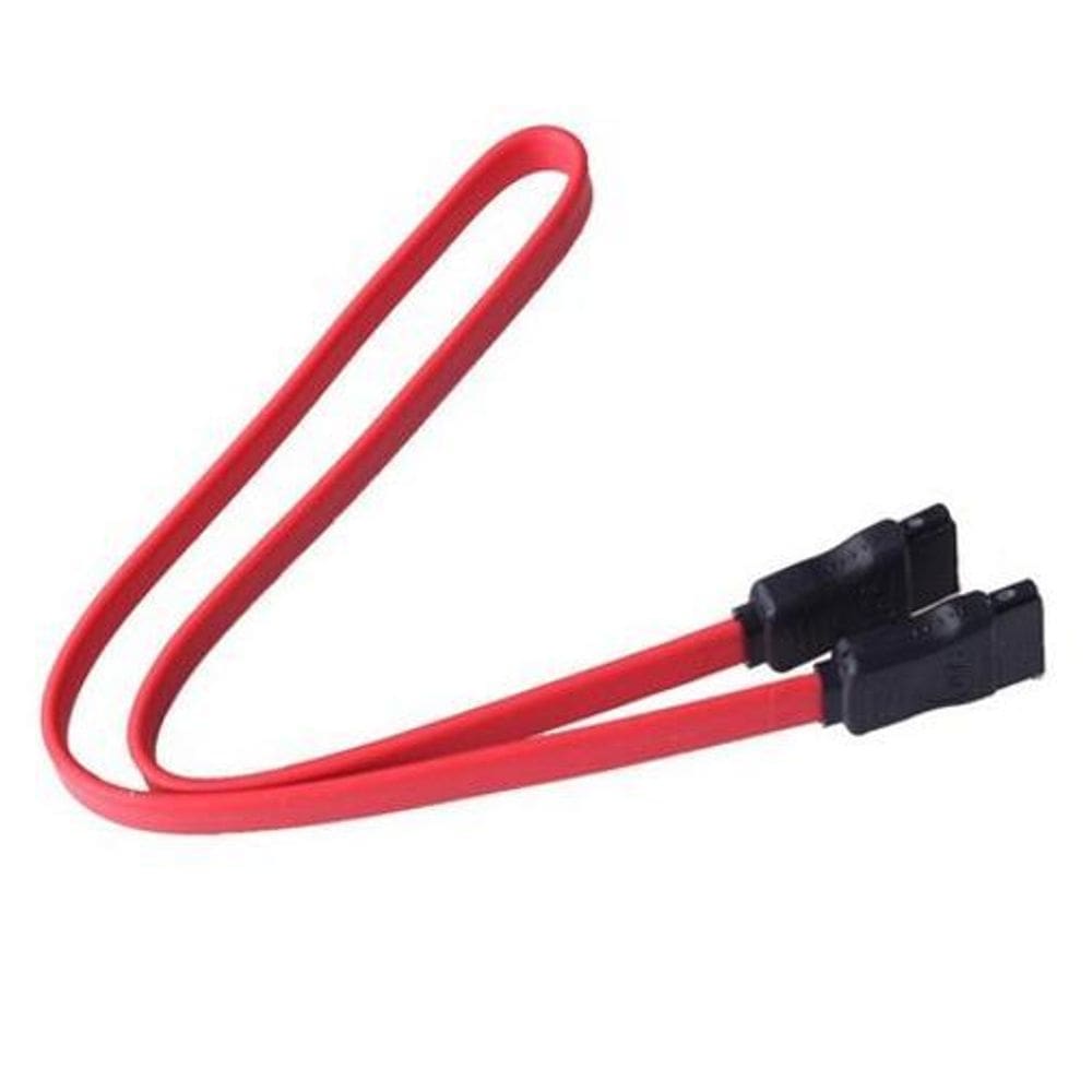 Kit Com 10 Cabo De Dados Sata Iii Vermelho Comtac 9088