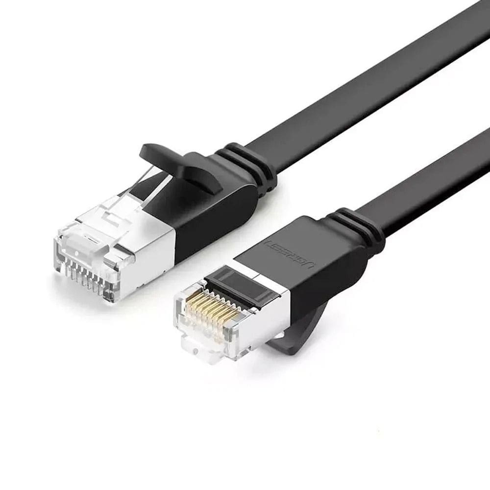 Cabo De Rede Flat Gamer Cat6 Ugreen Gigabit 1000mbps 50cm