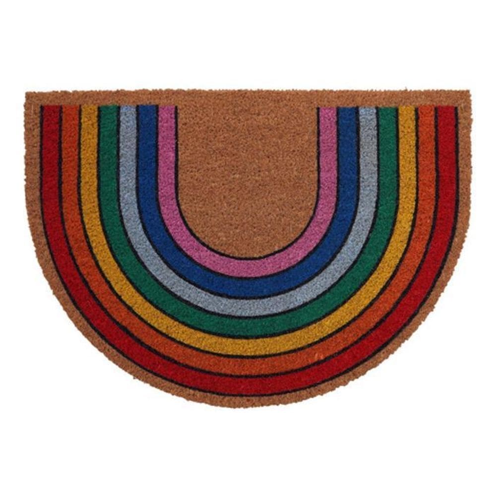 Tapete Retangular Multicolorido 40X60 Cm Antiderrapante