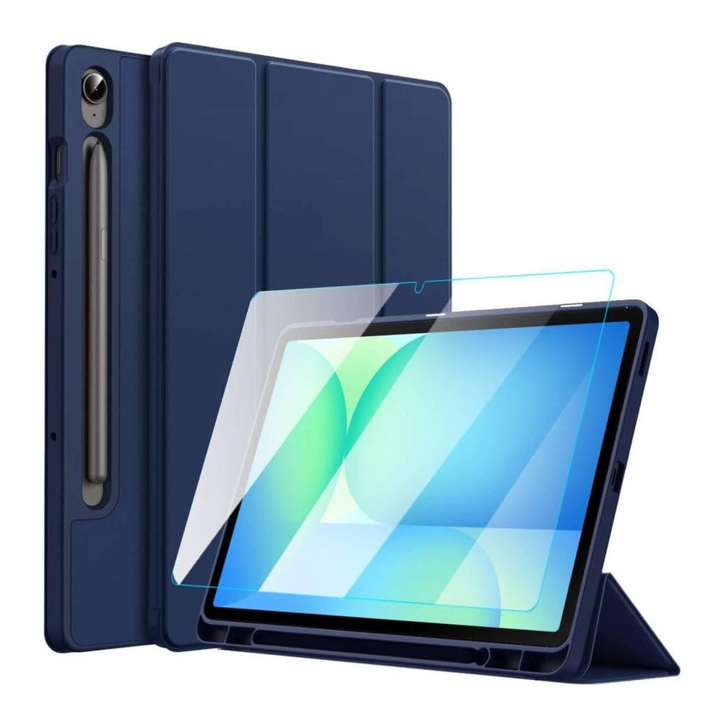 Capa Tpu Suporte Caneta Para Galaxy S10 Fe 10.9 X520 + Vidro