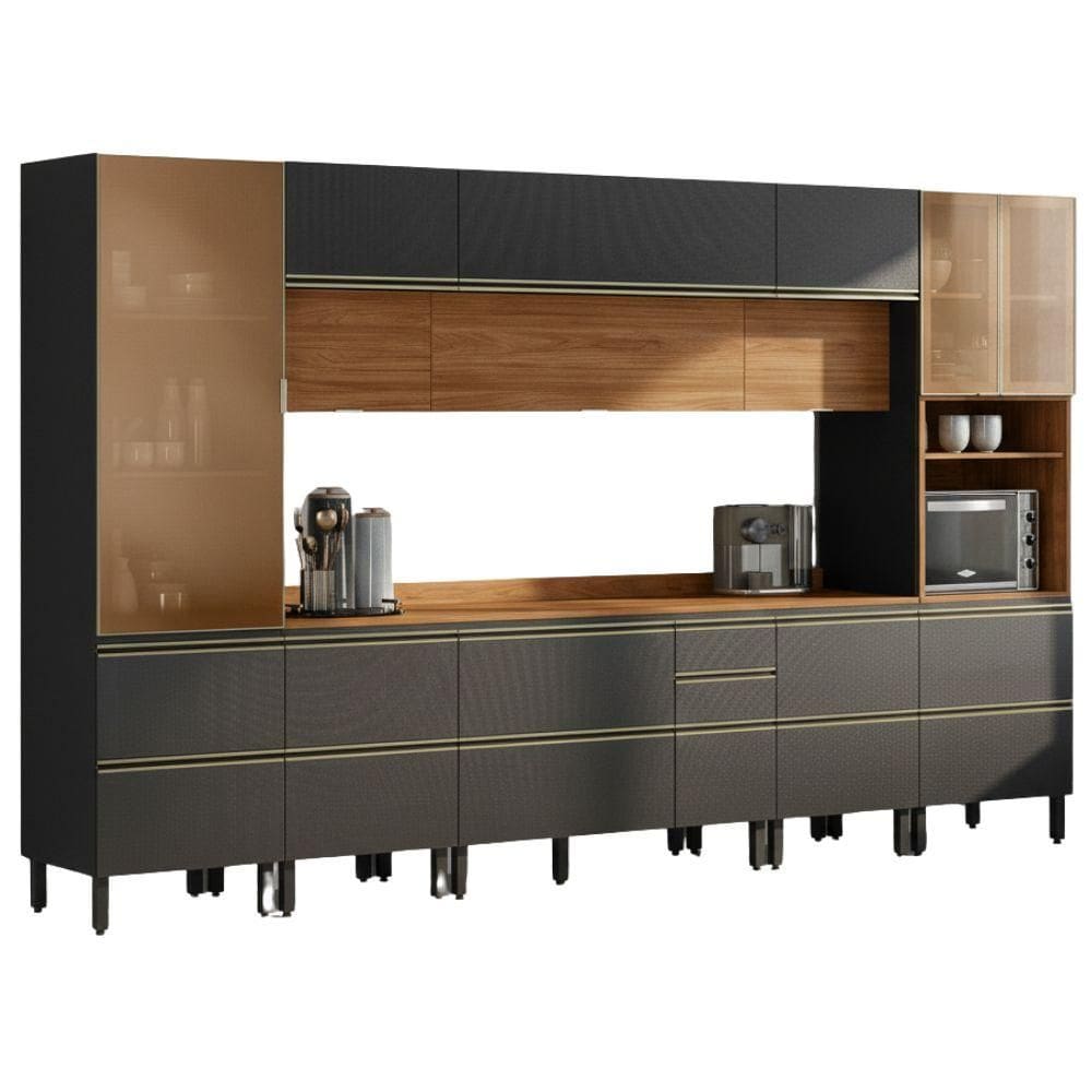 Cozinha Modulada 8 Pecas 370 cm MDF DP3702 Demartez