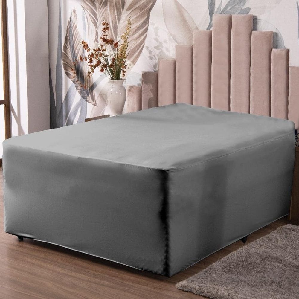 Lençol Luva Solteiro Cama Conjugada Colchão E Box Malha 1P