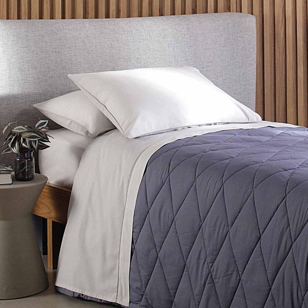 Jogo Cama Solteiro 180 Fios Basic Percalle Bege Buddemeyer