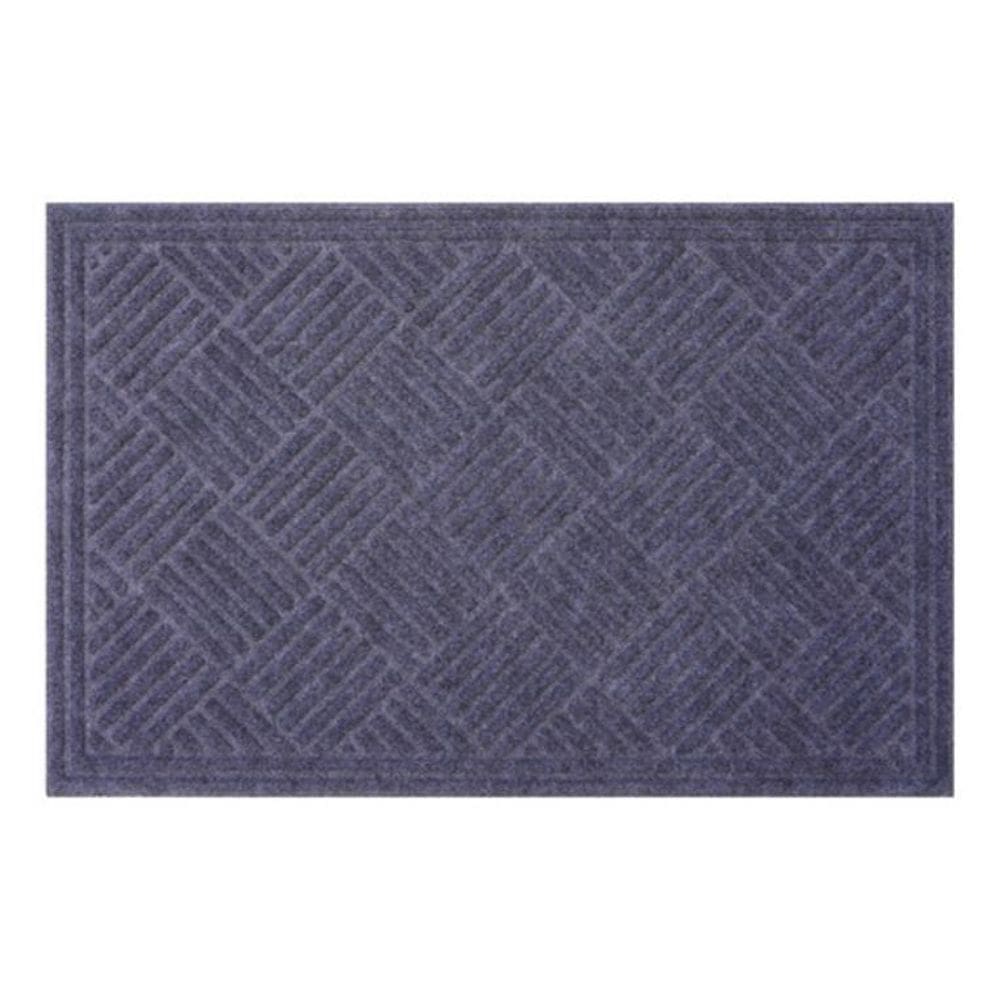 Tapete Retangular Cinza 60X90 Cm Antiderrapante Hayden