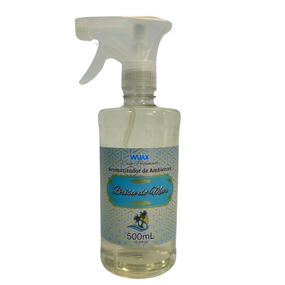Aromatizador De Ambientes E Tecidos Spray 500Ml Brisa Do Mar