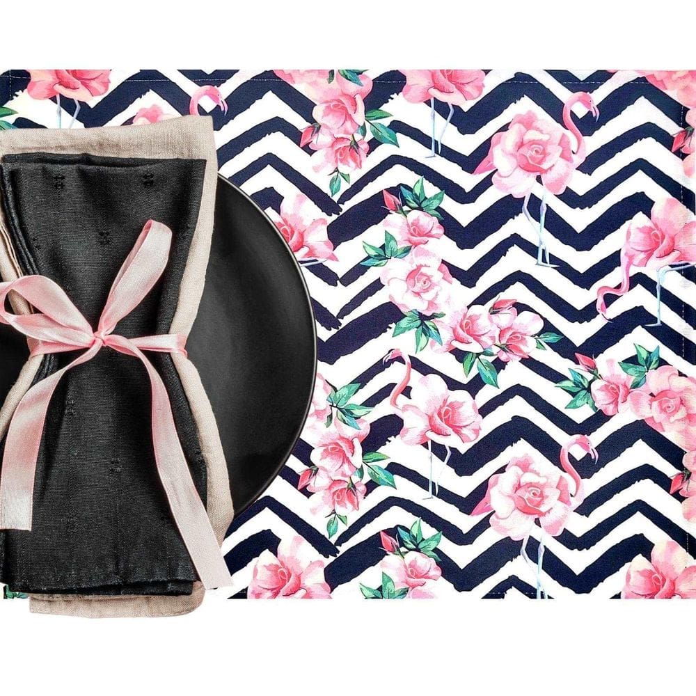 MP - Kit 4 Jogo Americano Flamingo Doc ura 43