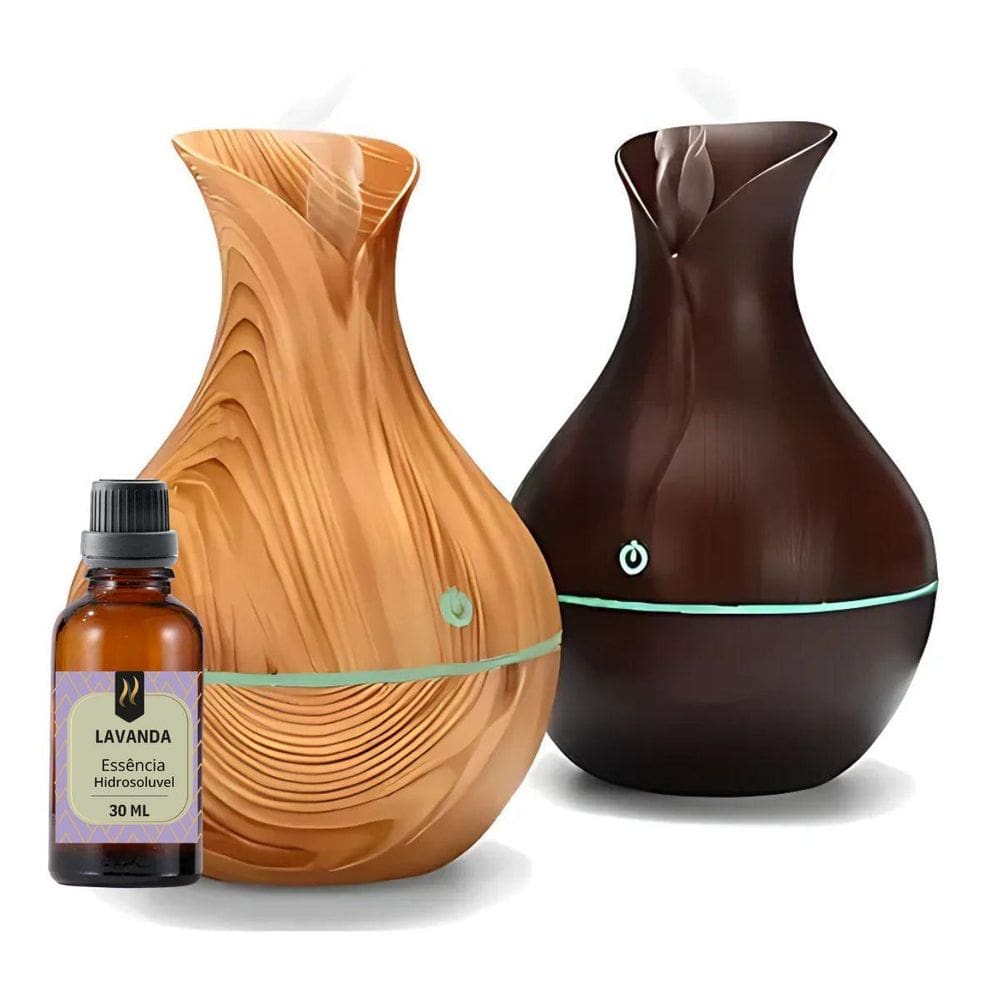 Kit Aromatizador Elétrico + Essência Escolha Cor E Essência
