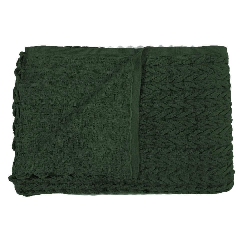 Peseira Decorativa Tricot Relevo 80 X 220 - Decortrico Oliva