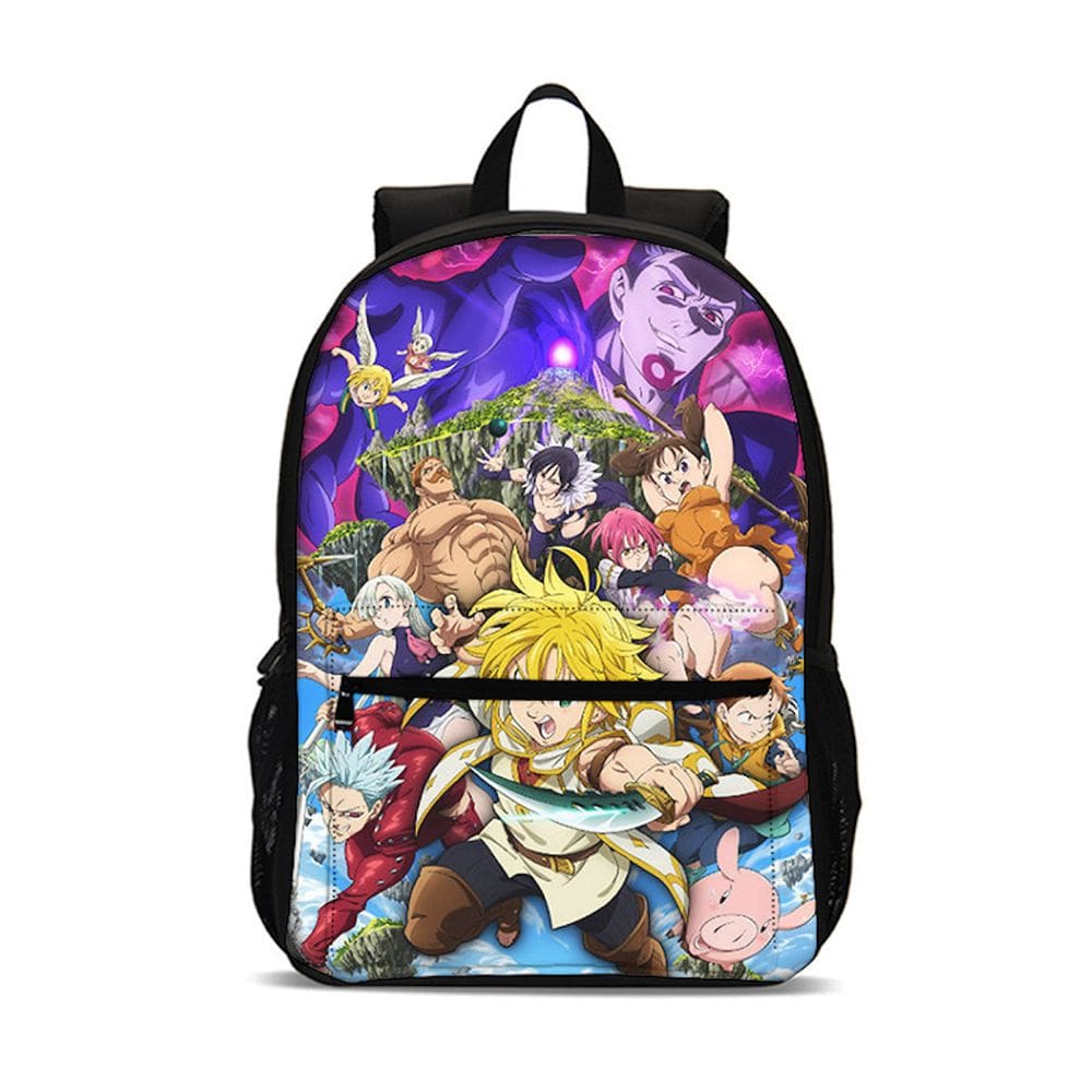Mochila Seven Deadly Sins Meliodas Cartoon Kids School