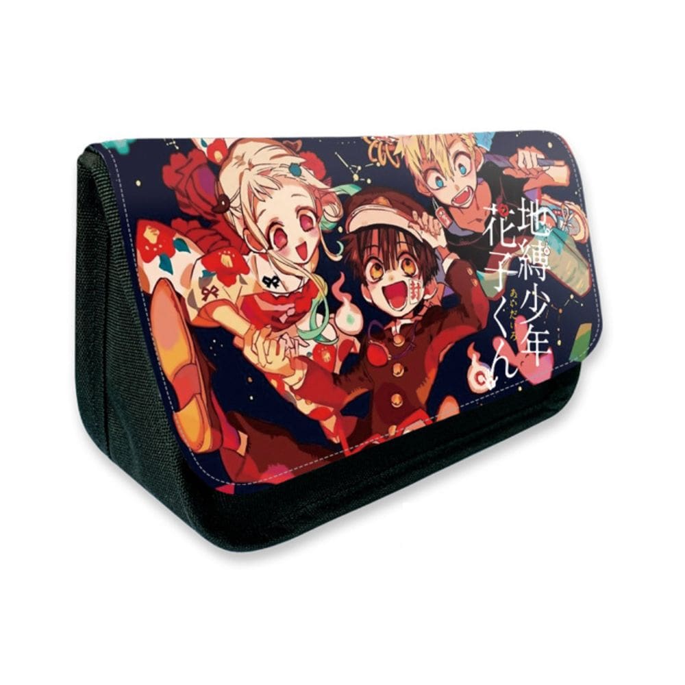 Estojo de lápis Toiletbounds Hanakokun em tela de grande capacidade