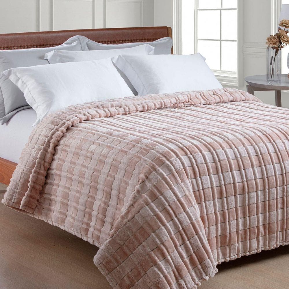 Cobertor Jolitex King Lili Katz 2,20X2,40 Art Deco 500G Rosê