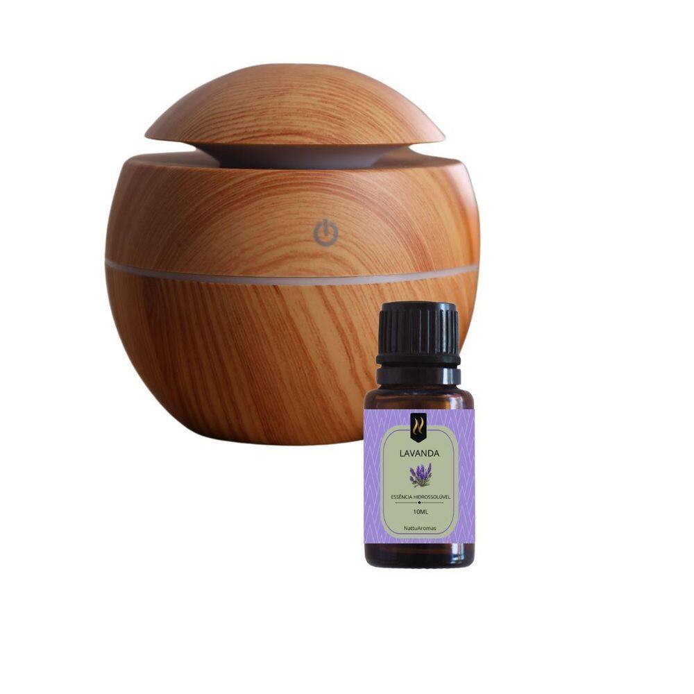 Kit Difusor Elétrico + Essência 10Ml Escolha Cor E Essência