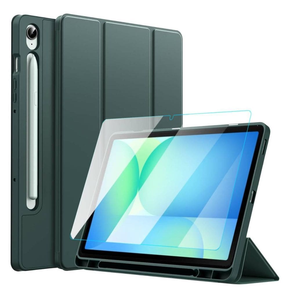 Capa Tpu Suporte Caneta Para Galaxy S10 Fe 10.9 X520 + Vidro