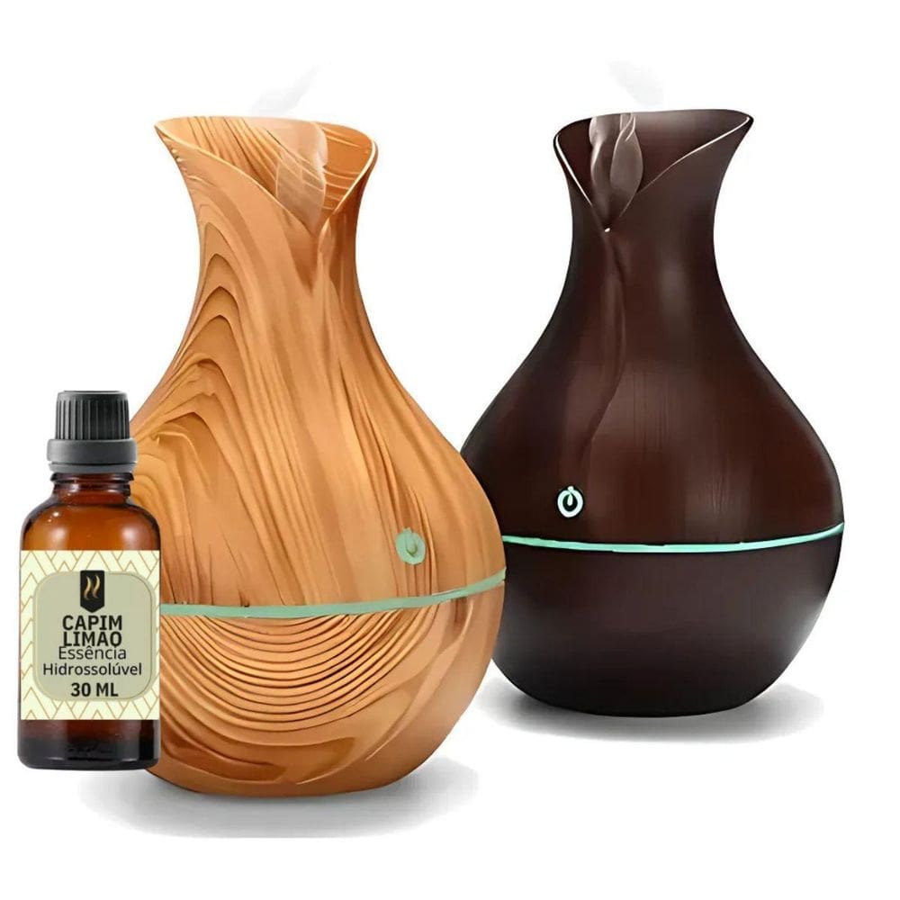Kit Aromatizador Elétrico + Essência Escolha Cor E Essência