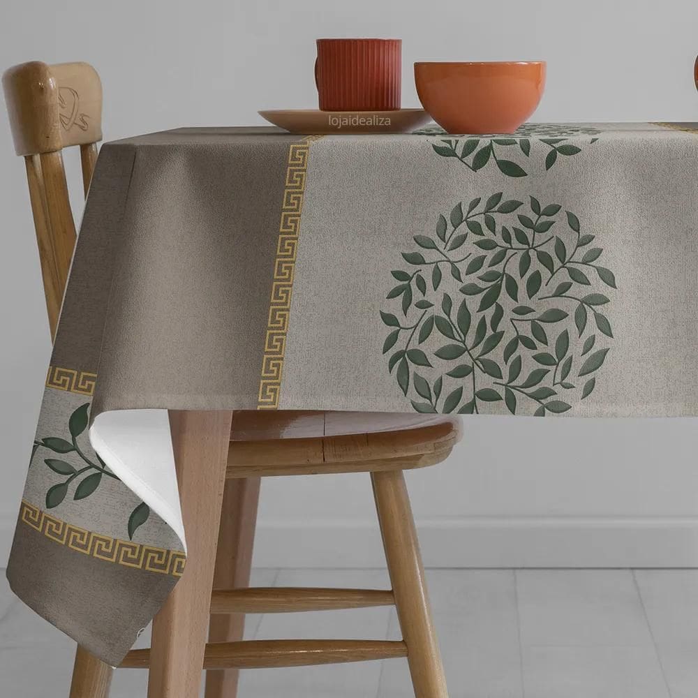 MP - 2X Toalha Mesa Pla stica Te rmica Grega