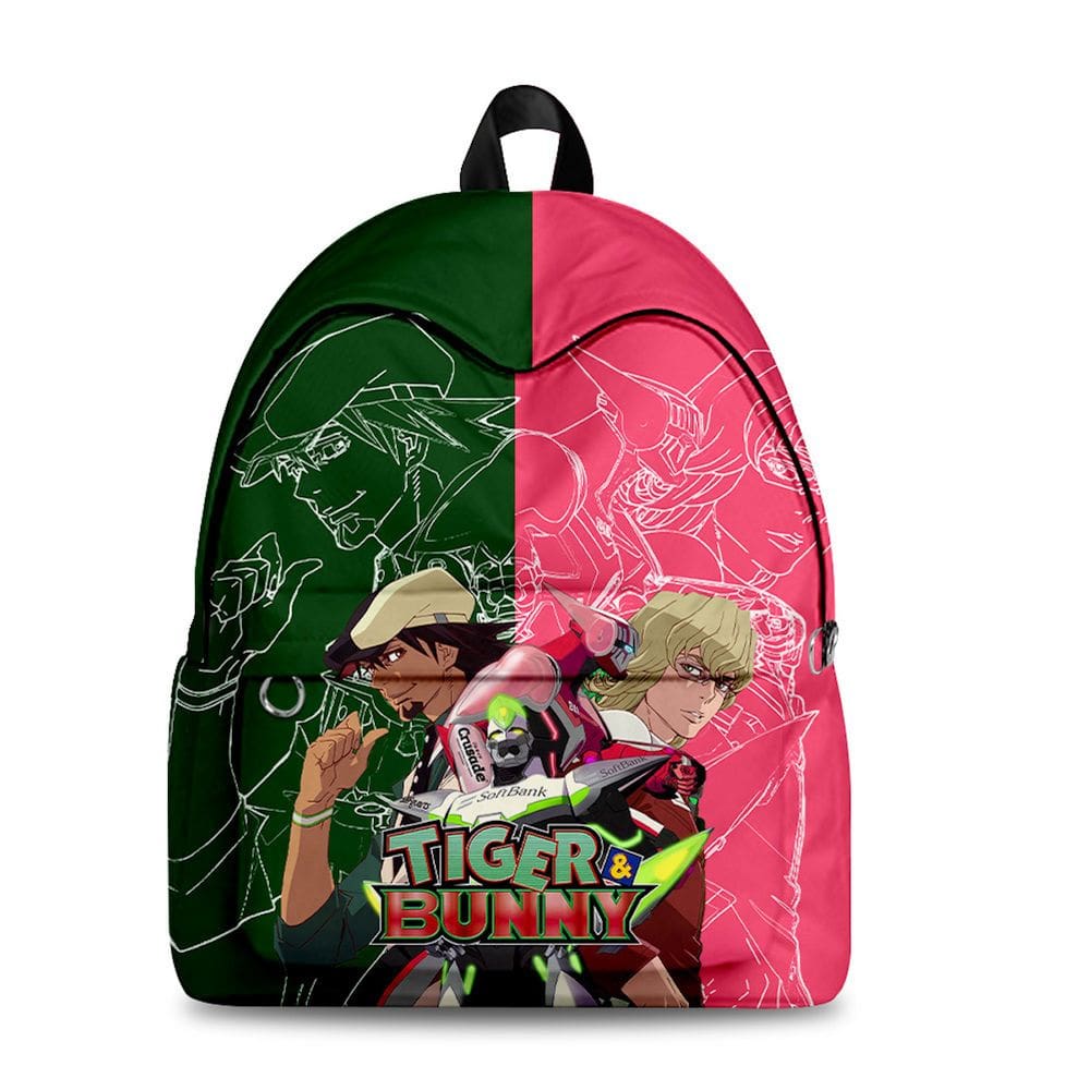Mochila Tigres Bunnys Cartoon Kids School Anime 34x17x43cm