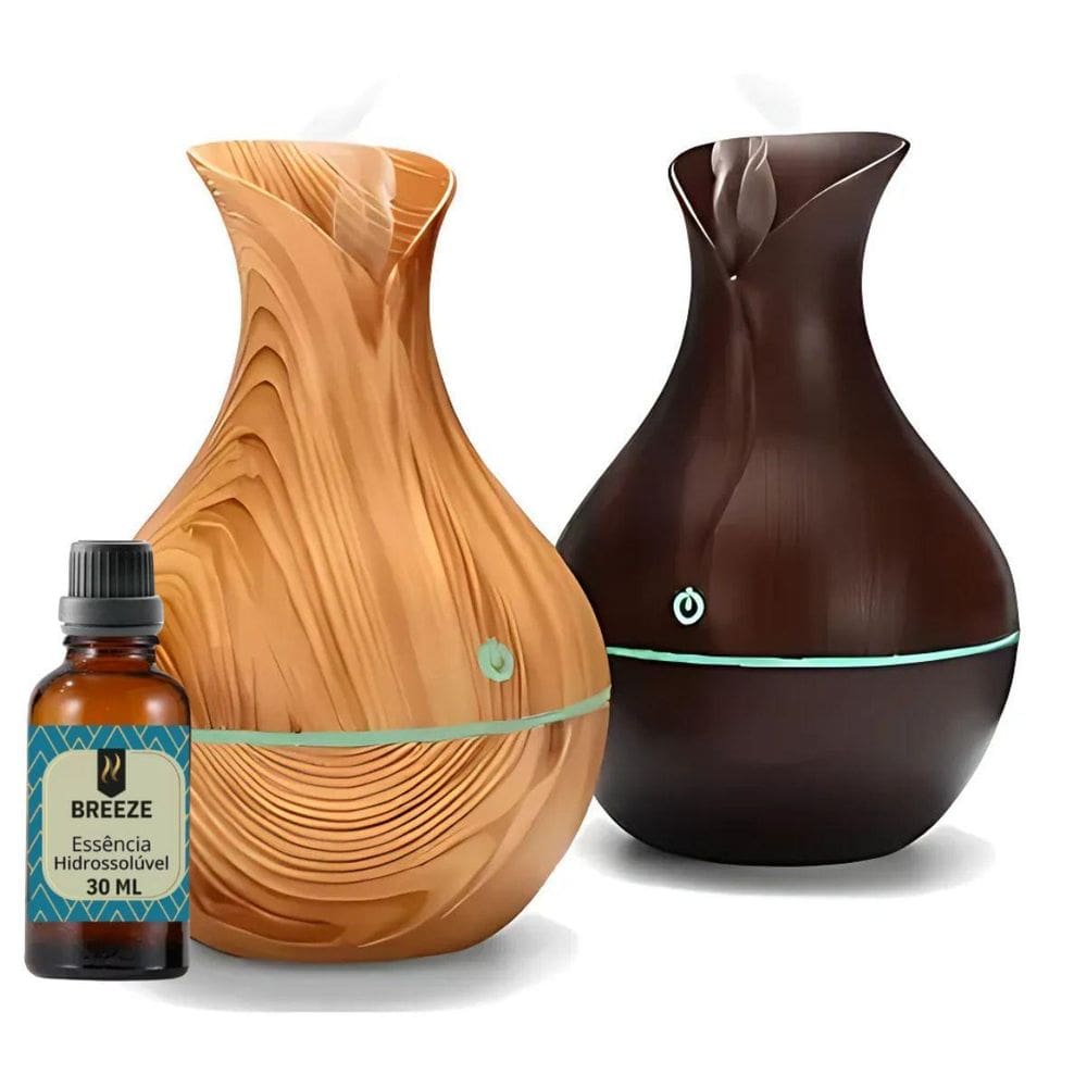 Kit Aromatizador Elétrico + Essência Escolha Cor E Essência