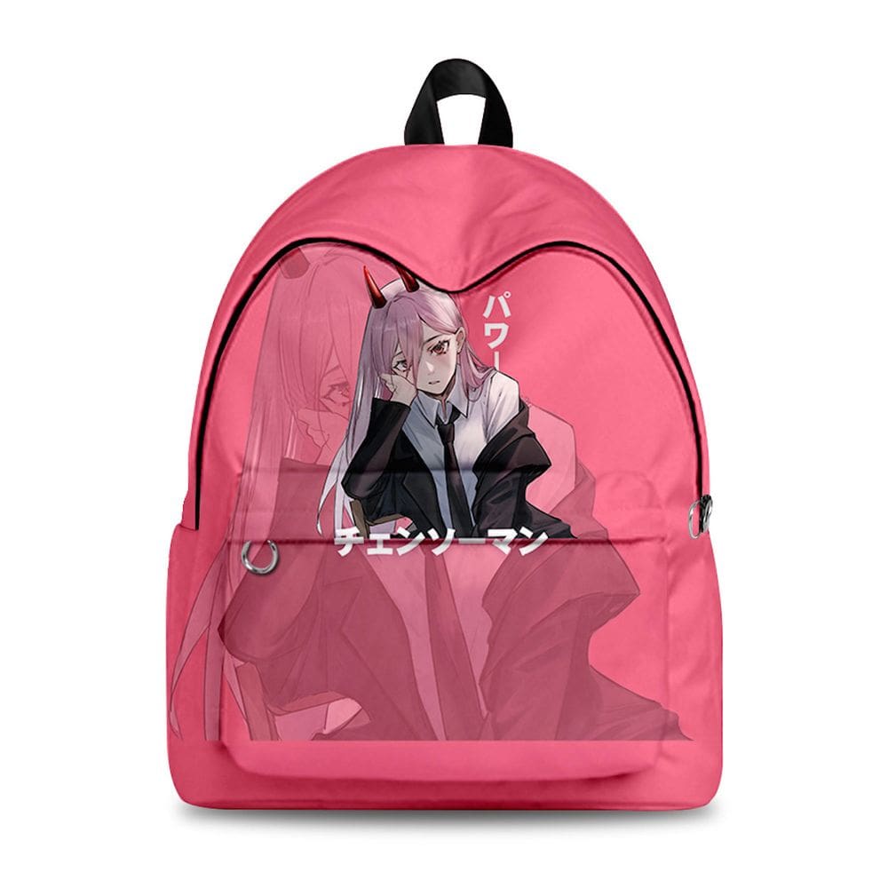 Mochila Cartoon Kids School Chainsaws Mans Powers 34x17x43cm