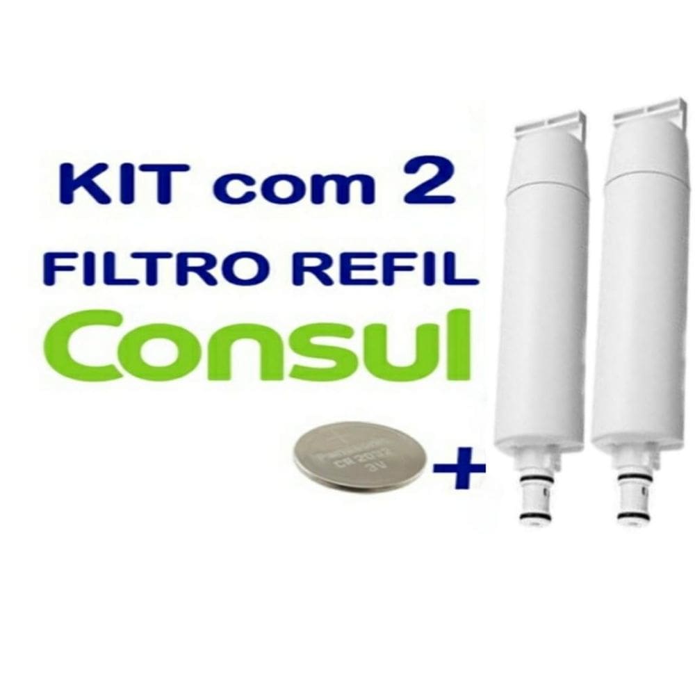 MP - Kit 2 Filtro Refil Consul Para Cpc31 Cpb