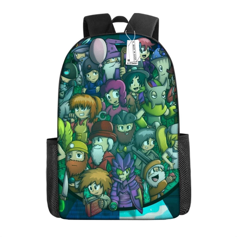 Mochila Terrarias Anime School Bag Cartoon Student L