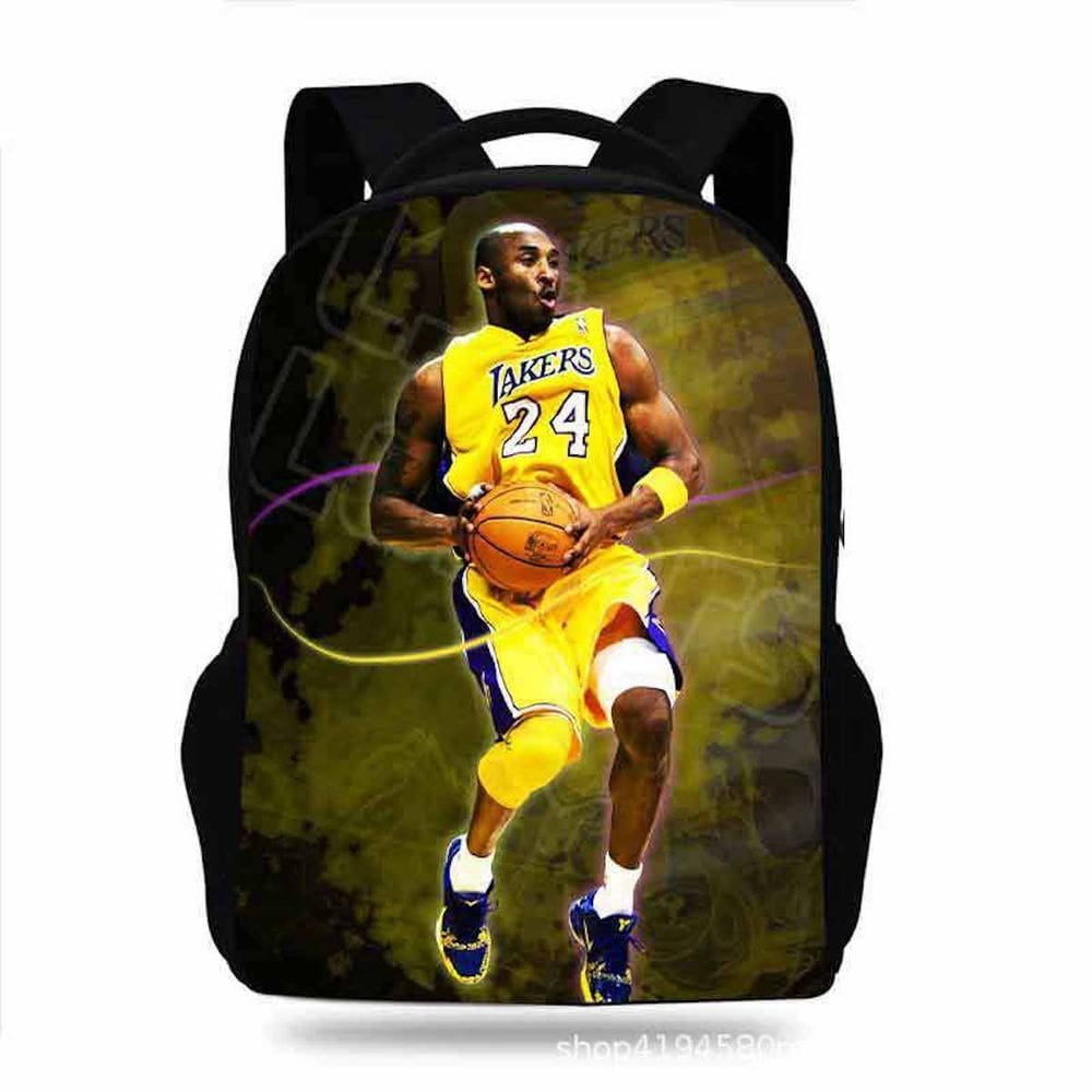 Mochila Kobes Bryants Cartoon Kids School Oxford Cloth