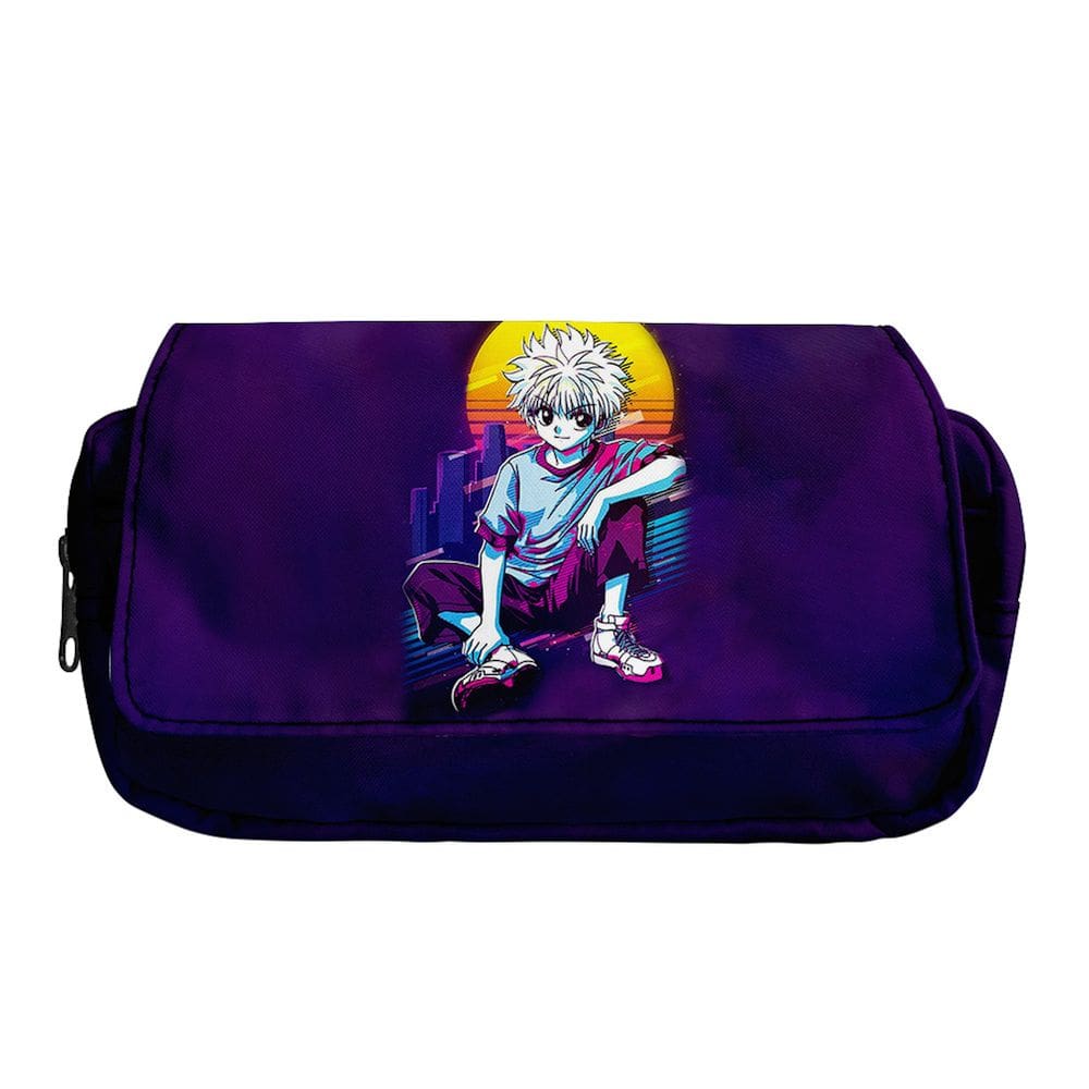 Estojo para lápis Hunters Hunters Cartoon Anime Canvas 21x2x9cm