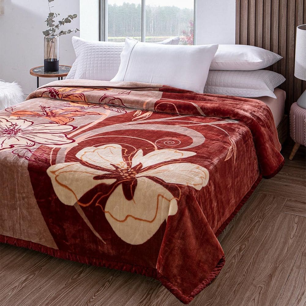 Cobertor Grosso E Quente Casal Antialérgico Raschel Estampas