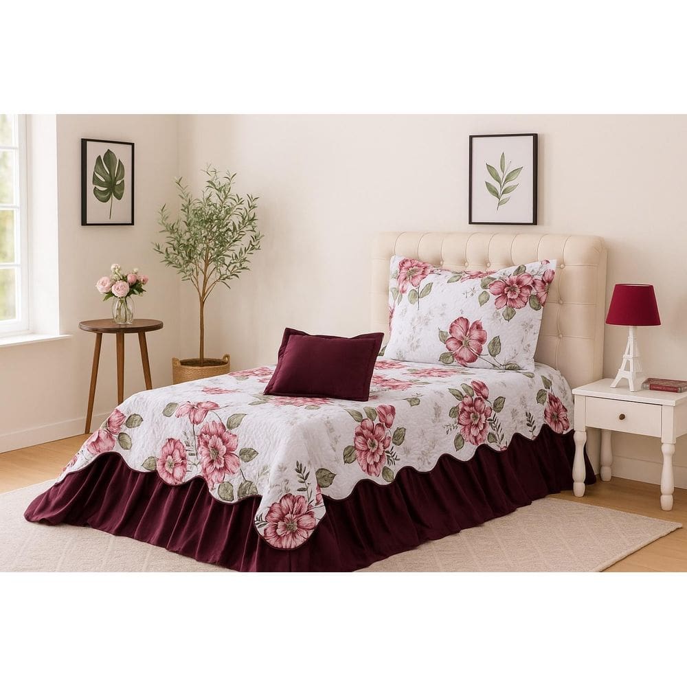 Cobreleito Belize Solteiro Amapola 03 Pçs