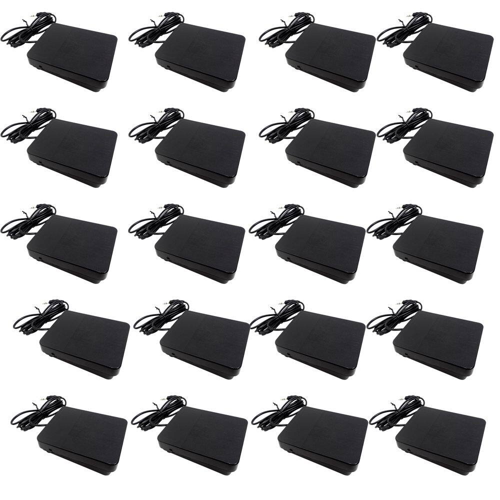 Kit 20 Pedais Sustain Rhythmic para Teclado e Piano Digital