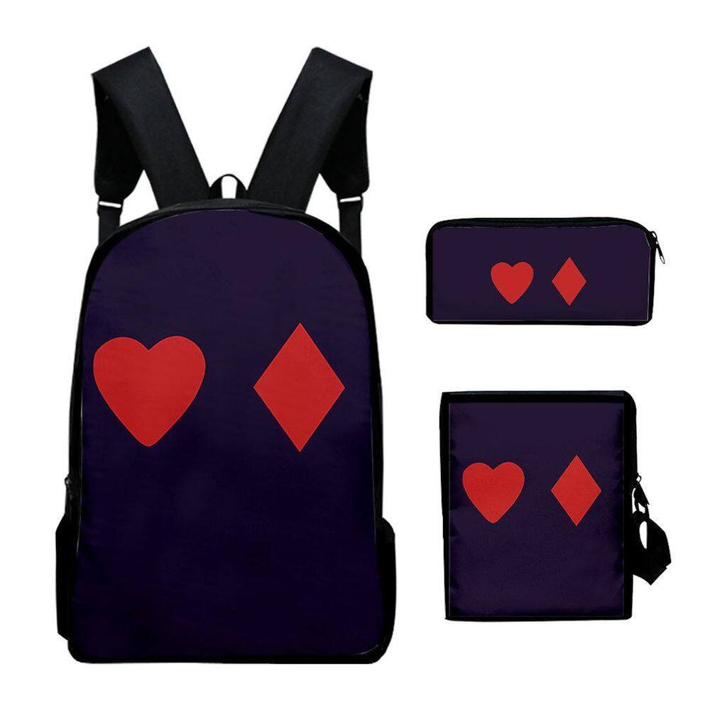 Conjunto de mochilas escolares, mochila Hunters, bolsa de lápis Messenger