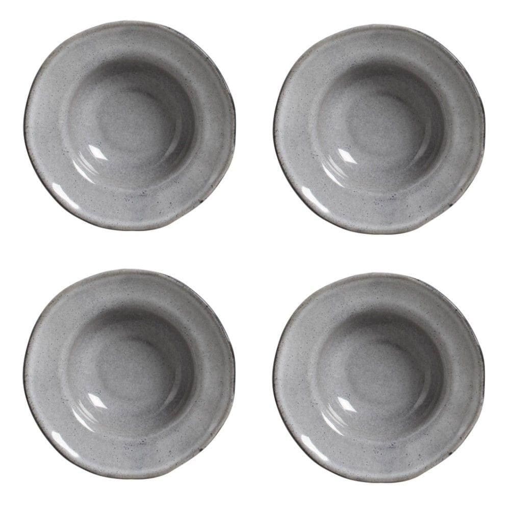 Conjunto De Pratos Para Entrada/sobremesa 04 Peças Orgânico Dust Porto Brasil