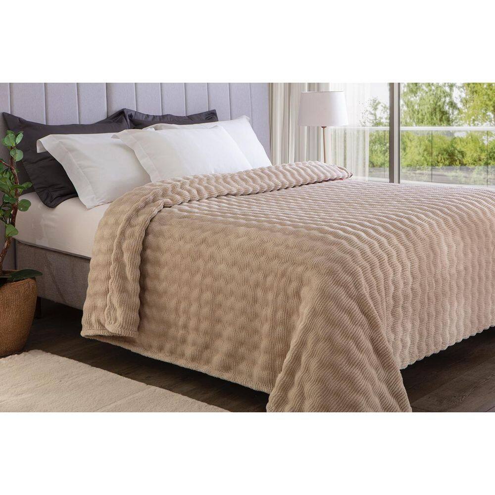 Cobertor King Lk 5S Lili Katz Caqui 2,20M X 2,40M - Jolitex