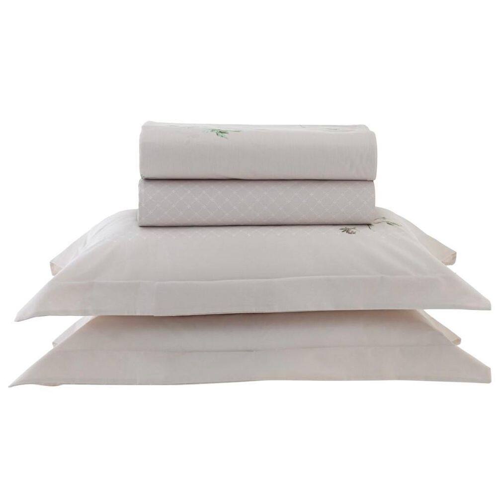 Jogo De Cama Queen Vida Bela 200 Fios Erdene Kacyumara