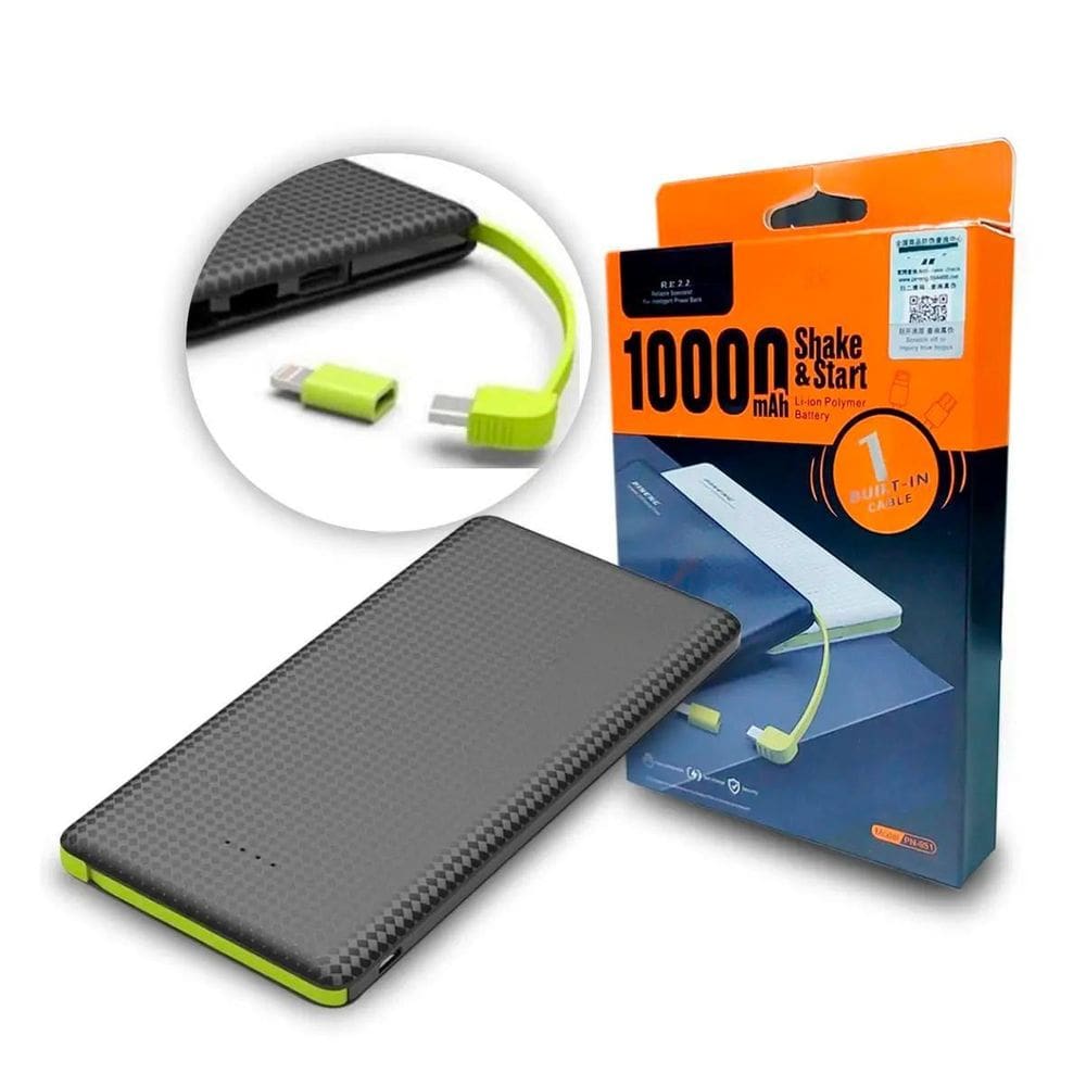 Carregador Powerbank 10000Mah Universal Externa Portátil Para Celulares