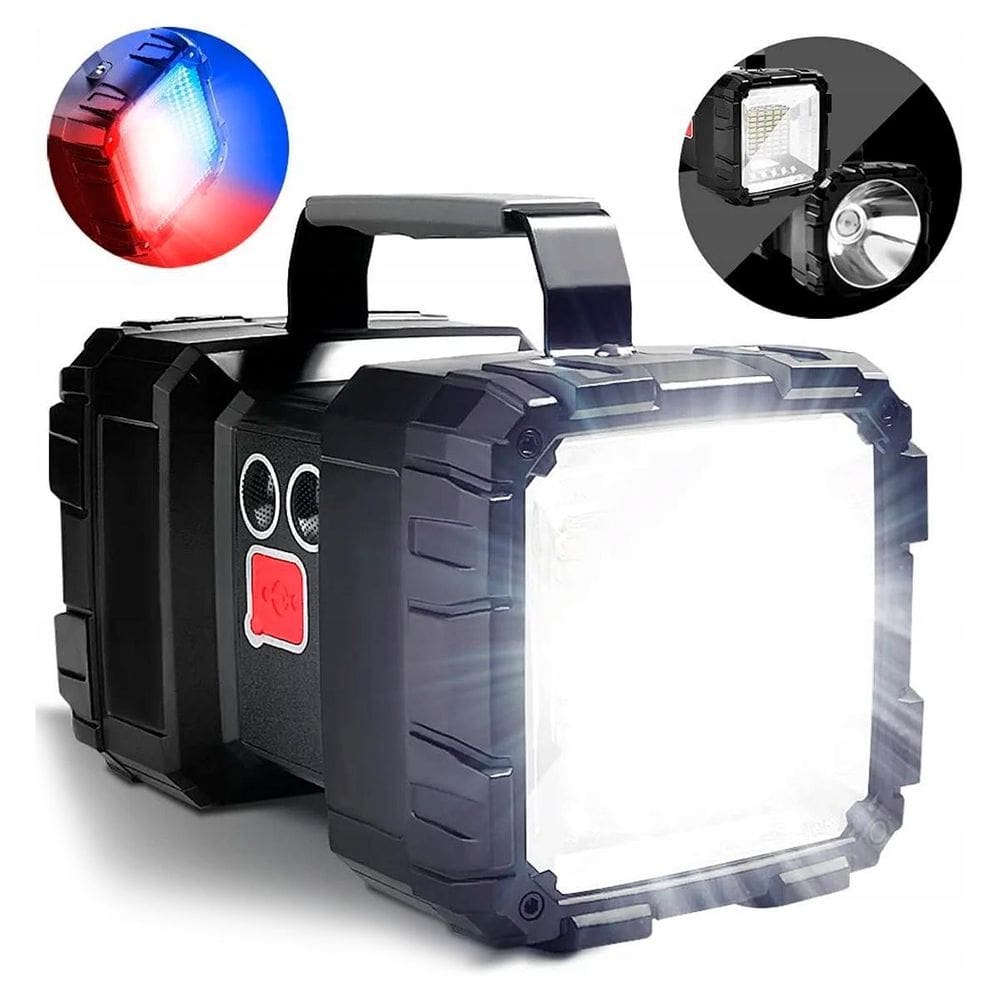 Lanterna Led Recarregável Potente Multifuncional