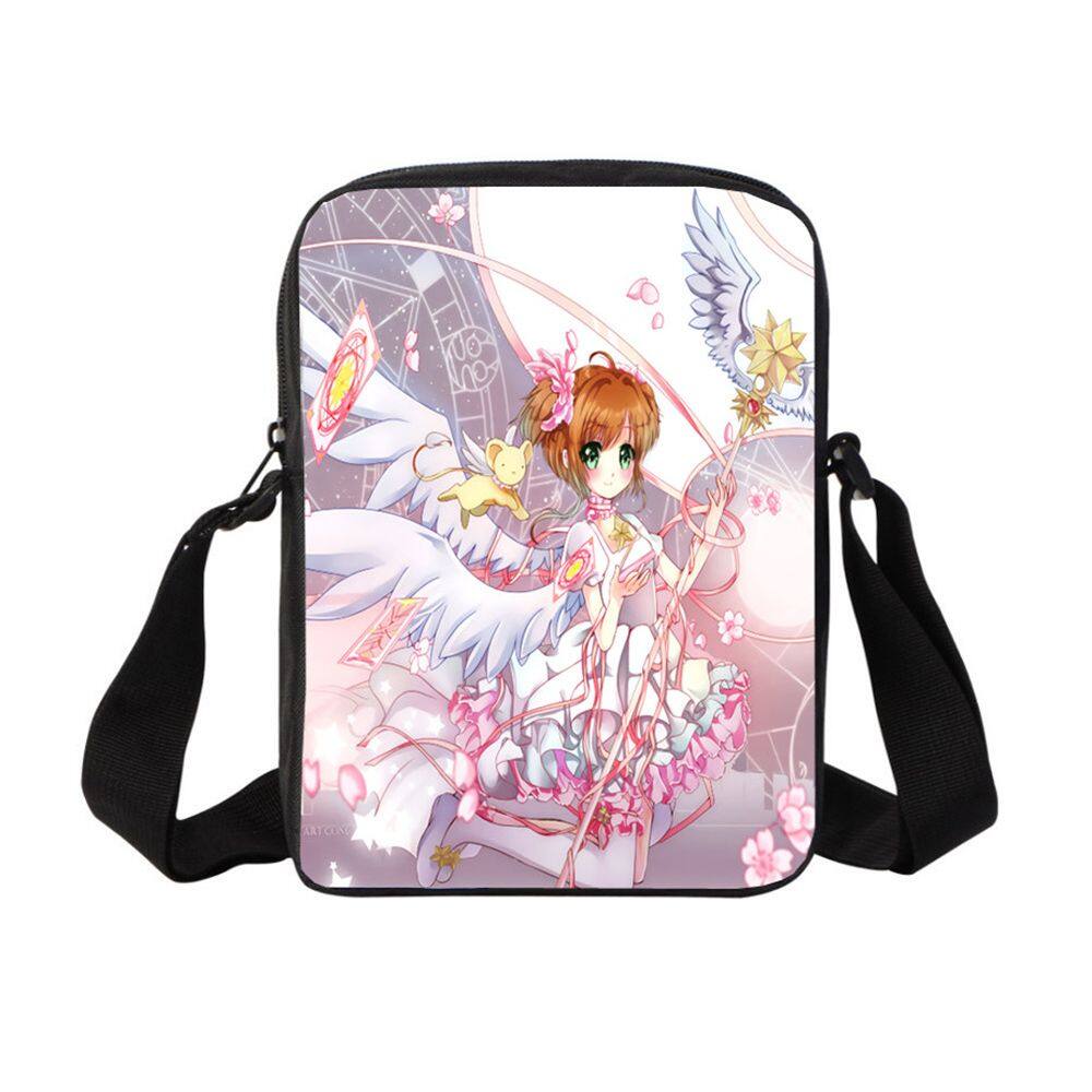 Messenger Bag Cards Captors Sakura Kinomoto Anime Poliéster