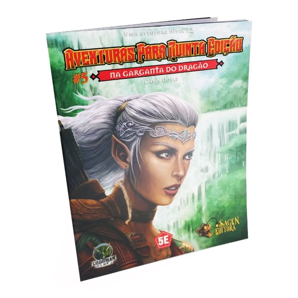 Dungeons & Dragons Aventuras para 5a Edição N.5 Na Garganta do Dragão em Portugues Galápagos FEF004