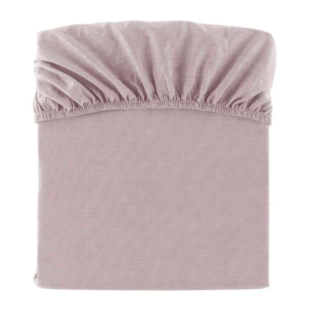 Lençol Avulso Solteiro Kacyumara Malha 100% Algodão Rose