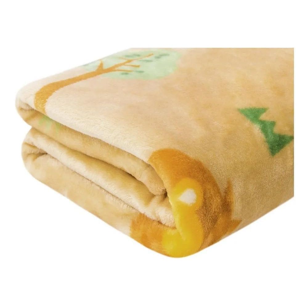 2X Cobertor Bebe Manta Toque Suave Anti Alérgico Estampa Saf