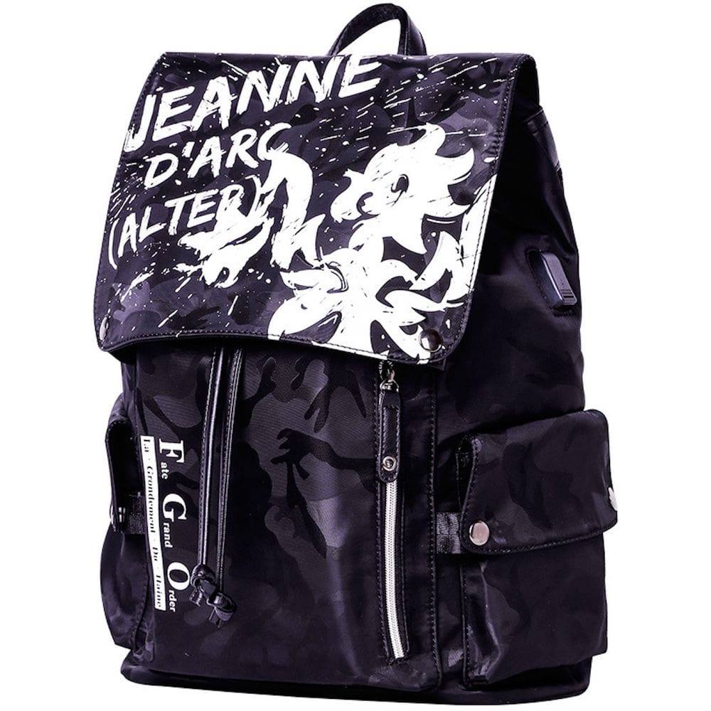 Mochila Fates Kids School Mochila de nylon impressa em 3D 31x17x42cm