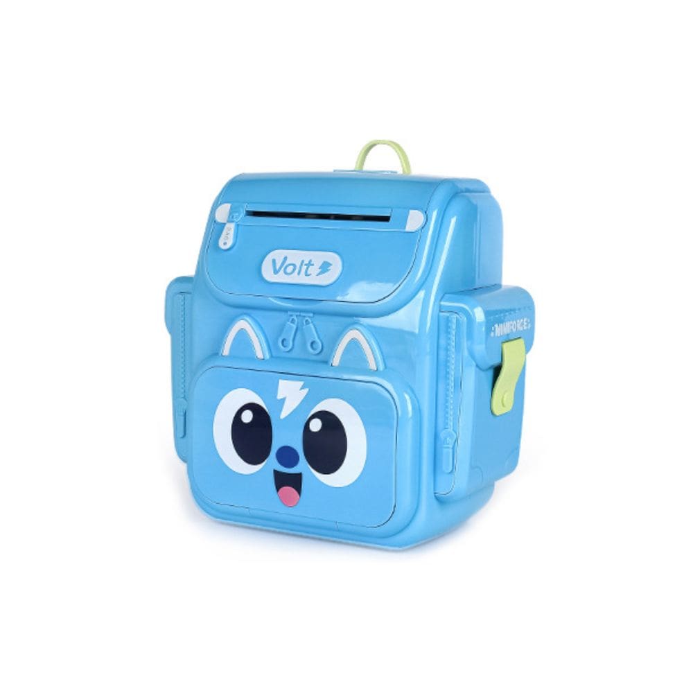 Mochila Piggy Bank Volt em forma de cofrinhos azuis para crianças